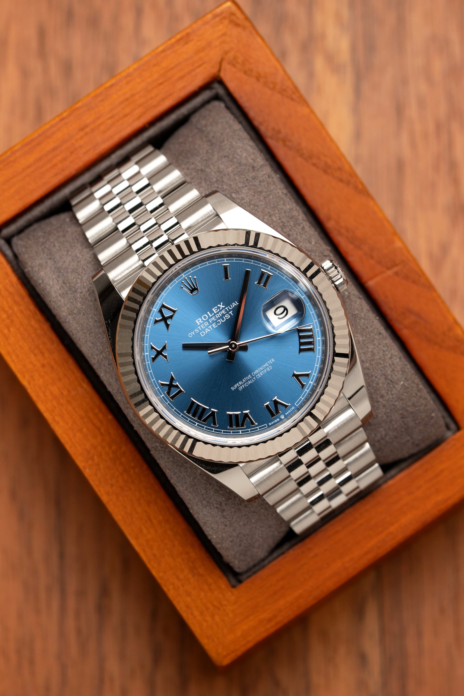 Rolex Datejust 41 Azurro Blue 