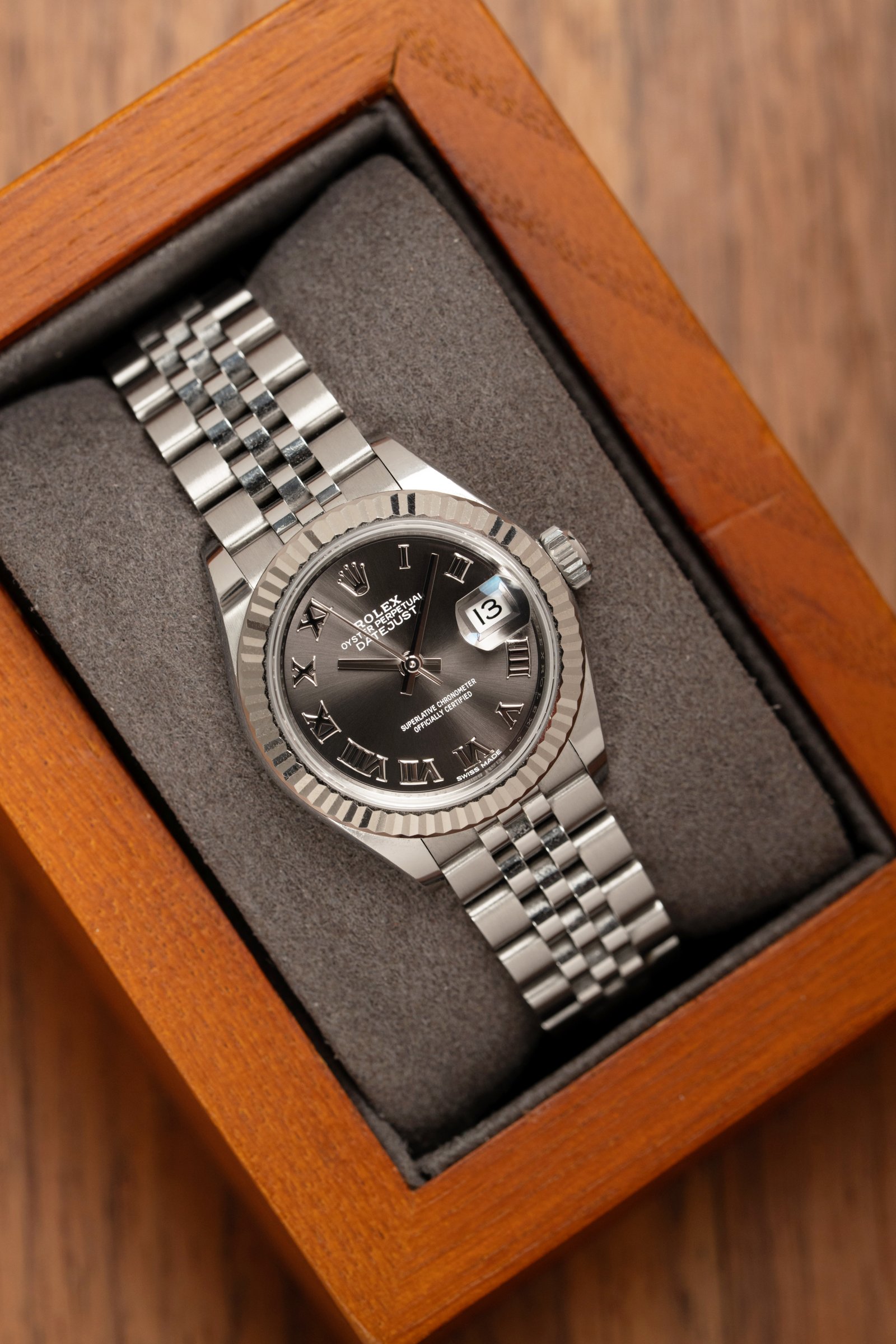 Rolex Datejust 28 Rhodium