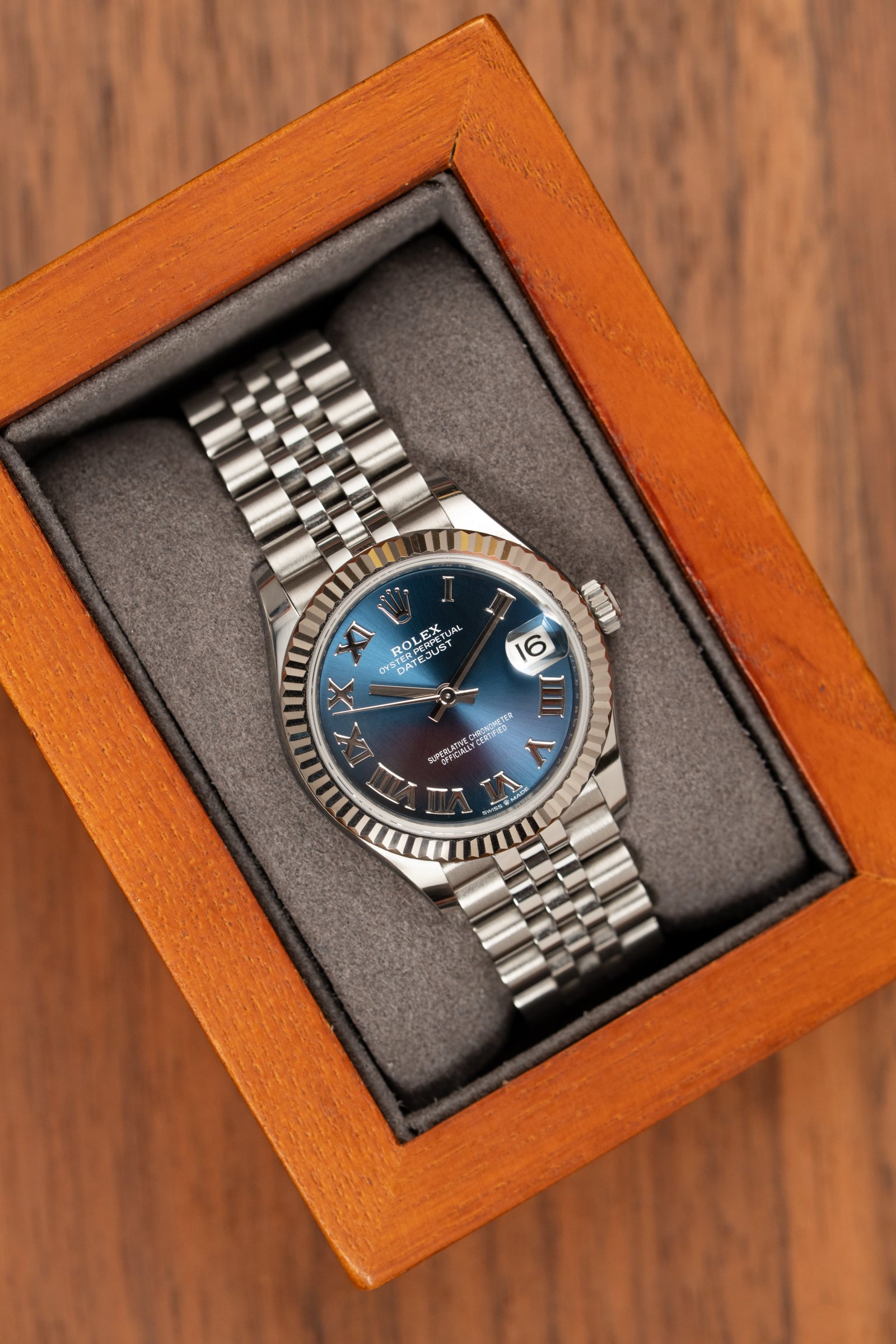 Rolex Datejust 31 - Blue Sunburst