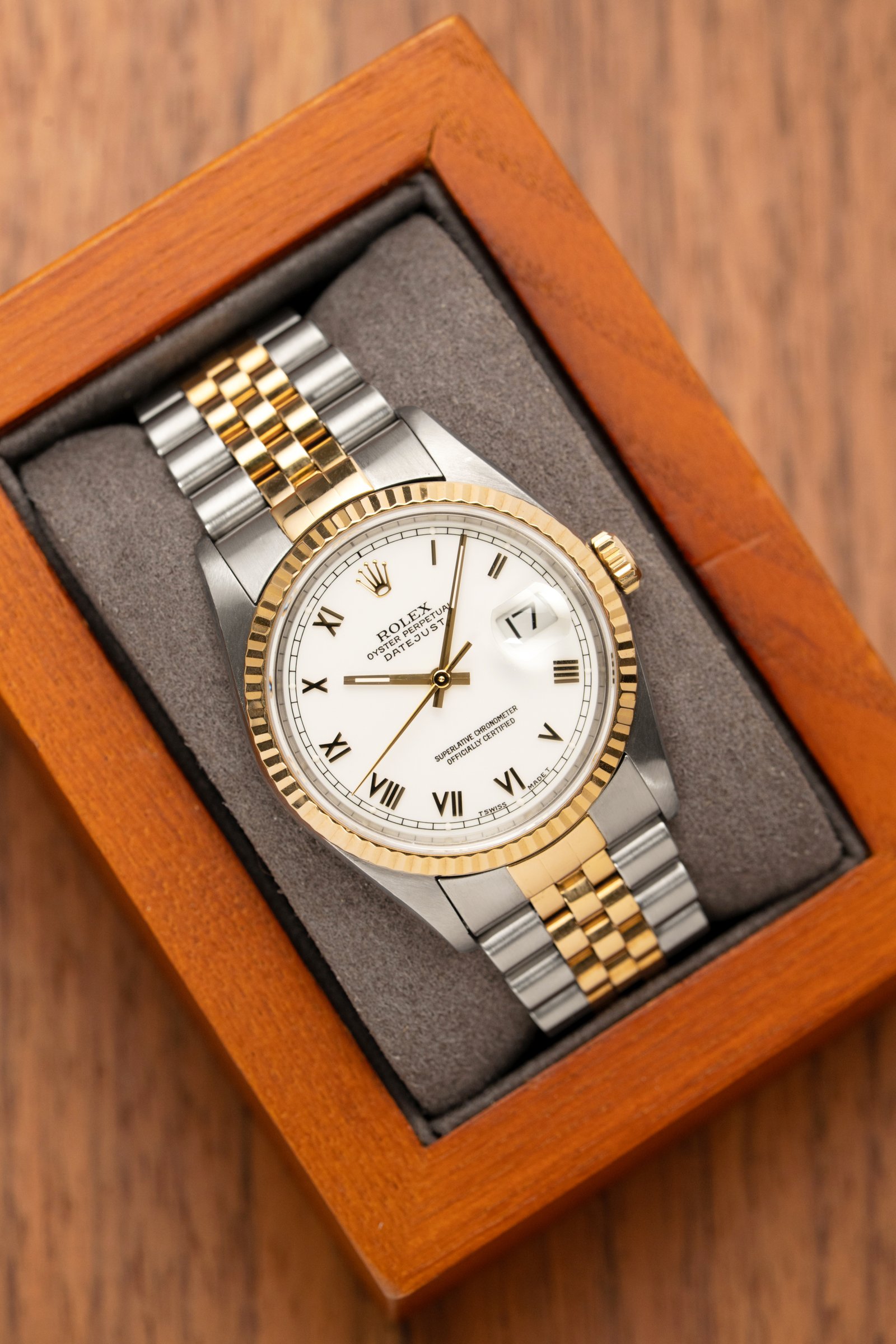 Rolex Datejust 36 White Roman